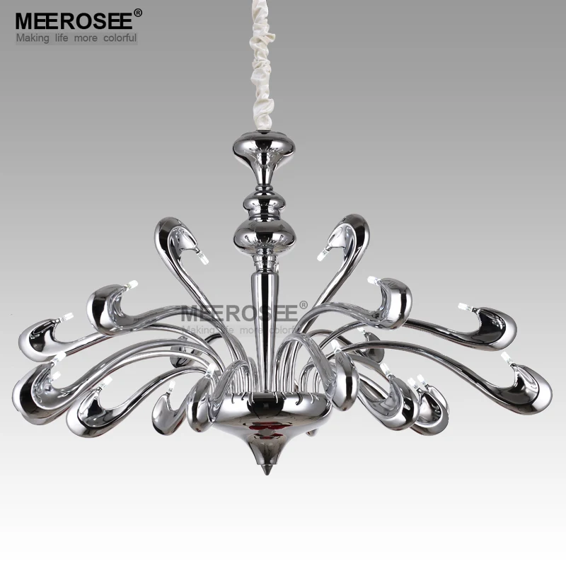 Современная красивая люстра Swam G4 Lampholder подвесной светильник хромированный цвет