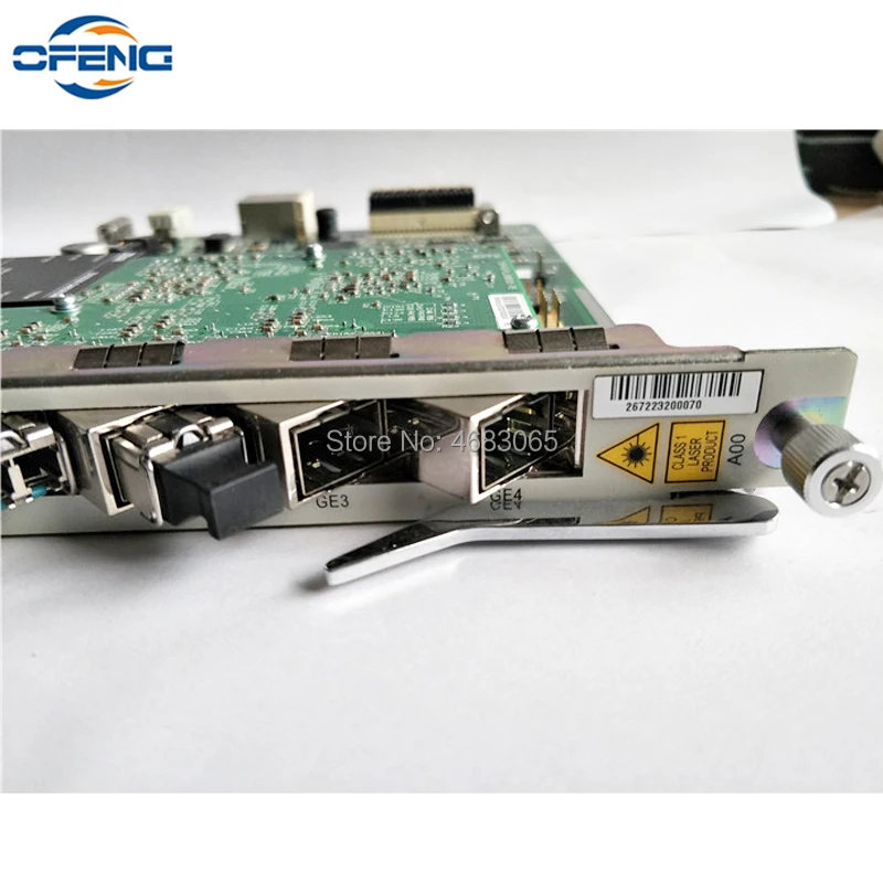 

Original ZTE 4 port uplink board for C300 OLT GUFQfor C300 GPON or EPON OLT with a module of maximum speed of 1.25G