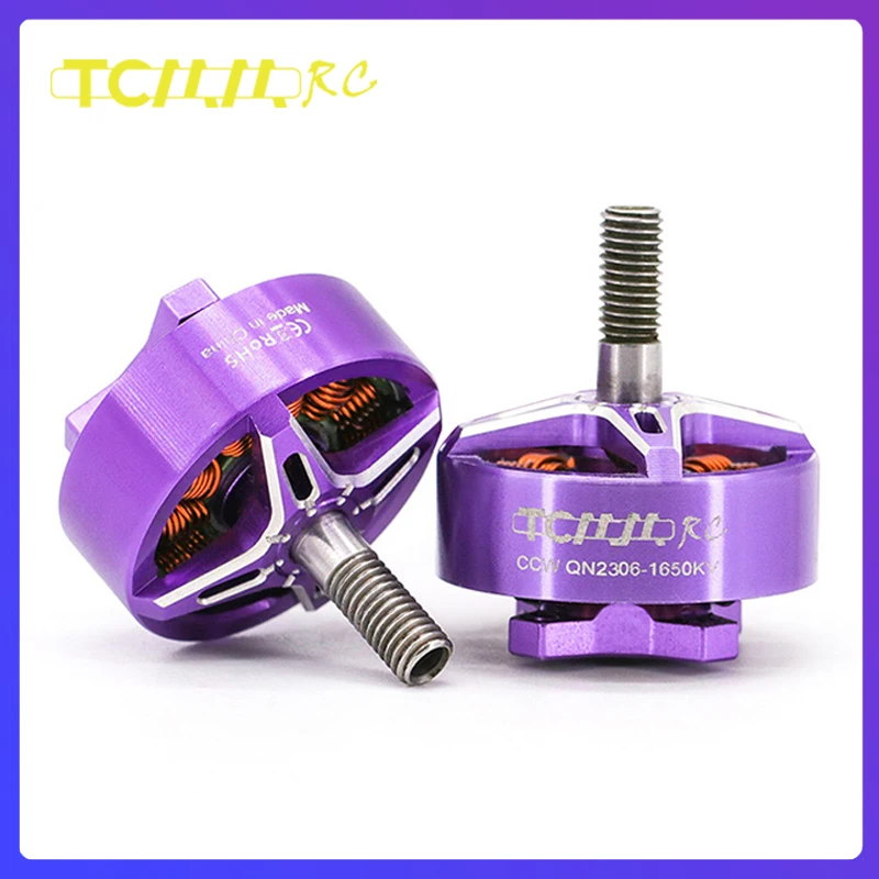 TCMMRC FPV Дрон мотор 2/4 шт QN2306 1650KV бесщеточный двигатель RC 3-6S для дрона гоночный DIY |