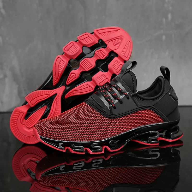 

2021 Breathable Men Shoes Sneakers Blade Tech Shoes Sneaker Man Outdoor Sport Fashion Casual Gym Black Mens Shoes Big Size 47
