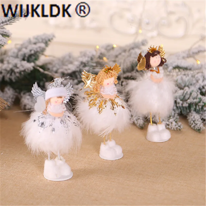 Украшения для рождества милый ангел кукла Рождественская елка украшения дома