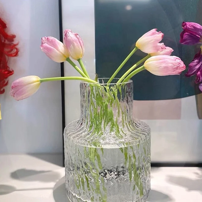 Скандинавская стеклянная ваза для цветов цветочный горшок контейнер домашнего