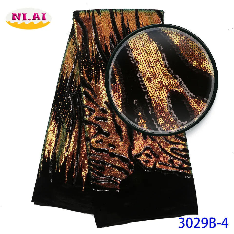 New Lace Appliques For Clothing Latest Dequin Fabric 2019 High Quality Paillette Mr3029b | Дом и сад