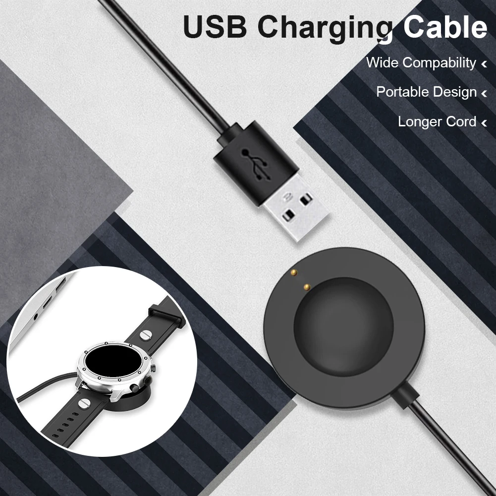 

Smartwatch Charger USB Magnetic Fast Charging Cable For Diesel DZT2002 Charging Data Cable Intelligent Wearable Accessories