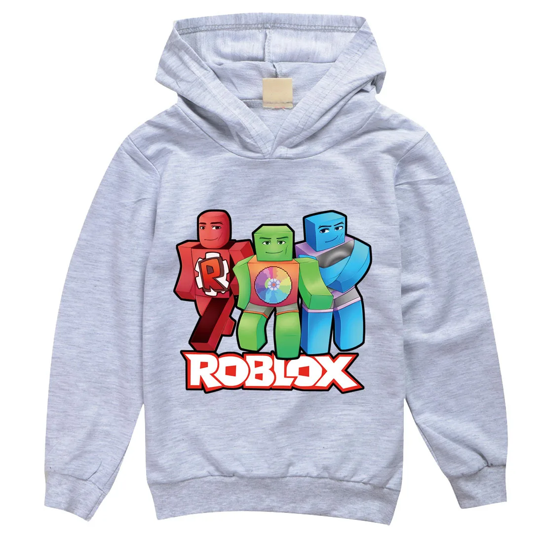 Демисезонные детские толстовки Robloxing для мальчиков Детская футболка с длинным