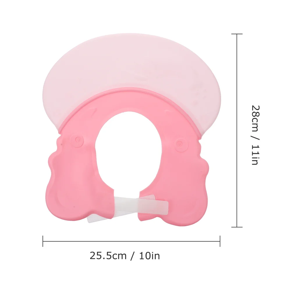 

1pc Cartoon Kids Bathing Cap Baby Bath Ear Protector Lovely Hair Washing Aids