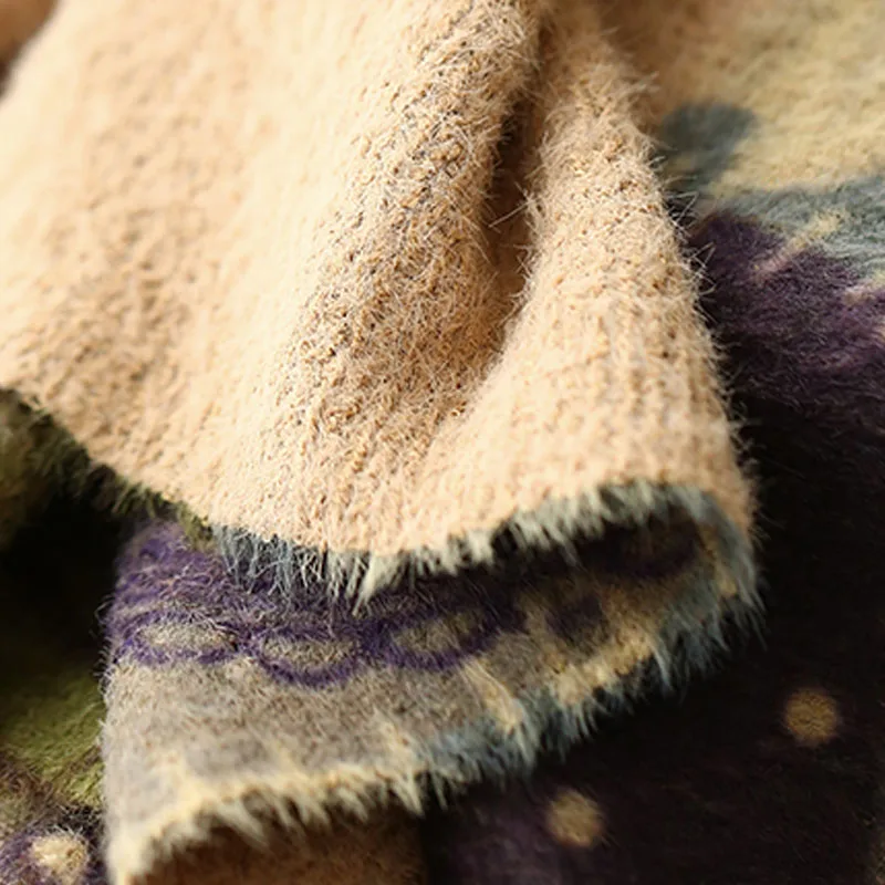 Новинка 2019 женский осенне-зимний вязаный свитер с круглым вырезом и необычным