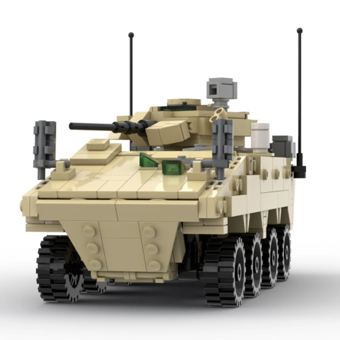 

509 шт., Детский конструктор «военный бронированный автомобиль»