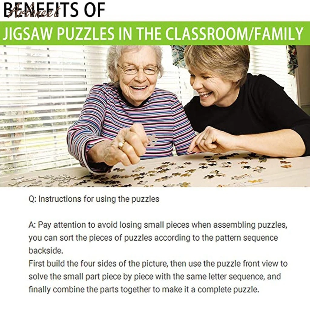 

Puzzle For Adults Kids Gift - Educational Toy 500 Piece Personalized Gift Children Adults Picture Toy New Multiple Puzzle