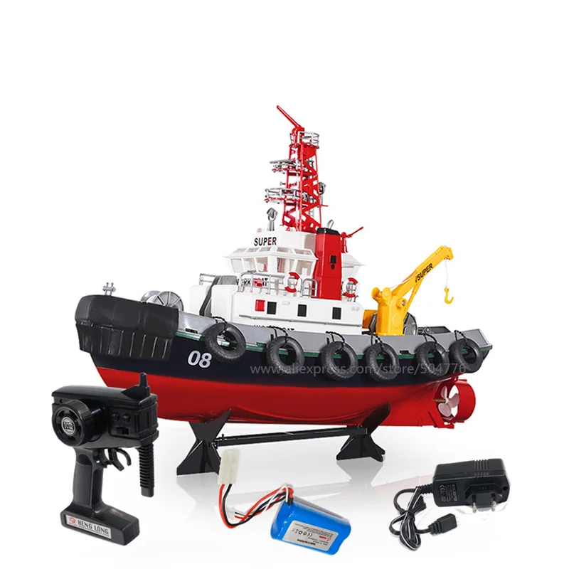 Американский морской порт Рабочая лодка с функцией водяного распыления HL 3810 2 4G