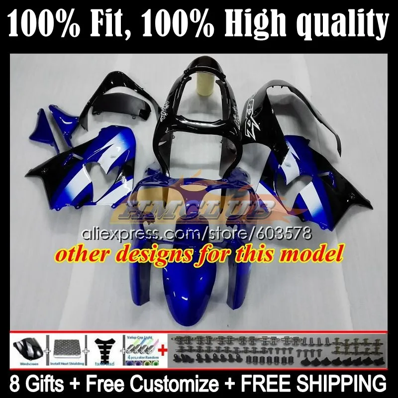 Корпус OEM для KAWASAKI NINJA ZX9 ZX 9R 9 R 900CC ZX9R 02 03 119CL.64 ZX900 900 CC ZX-9R 2002 2003 инъекция обтекатель