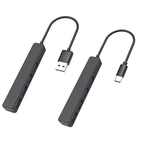 USB-концентратор с 4 портами USB 2,0, разветвитель, адаптер type-C OTG для Xiaomi Macbook Pro 13 15 Air Pro, компьютерные аксессуары для ПК