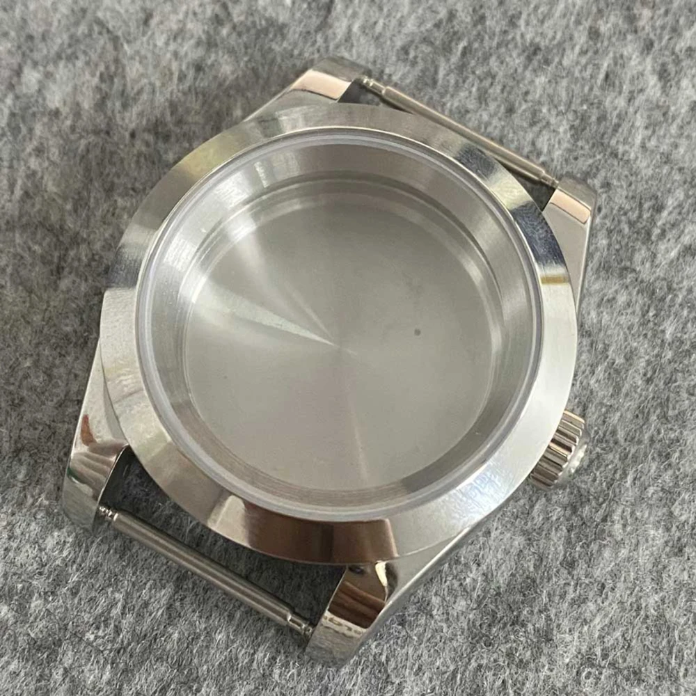 39MM Watch Case Kit Sapphire Glass Stainless Steel Shell Cover for NH35/NH36 Movement Modification Parts