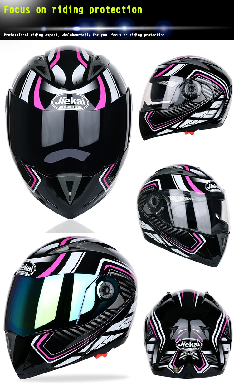 Nueva llegada наклейка кружок JIEKAI 105 флип КАСКО мотоциклетный мотоцикл caslista casco de carreras de motocross M L XL XXL