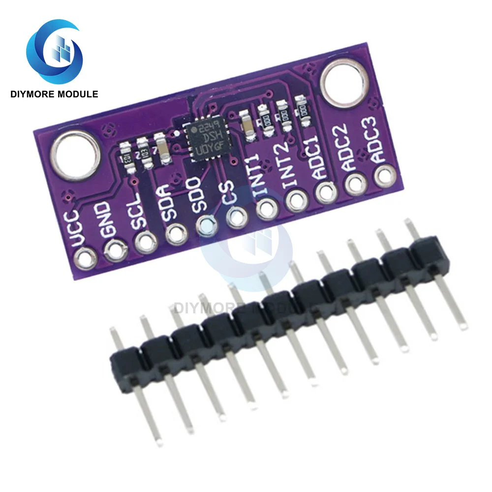 

LIS3DSH Triple Axis Accelerometer Module IIC I2C SPI Interface Embedded Temperature Sensor For Arduino