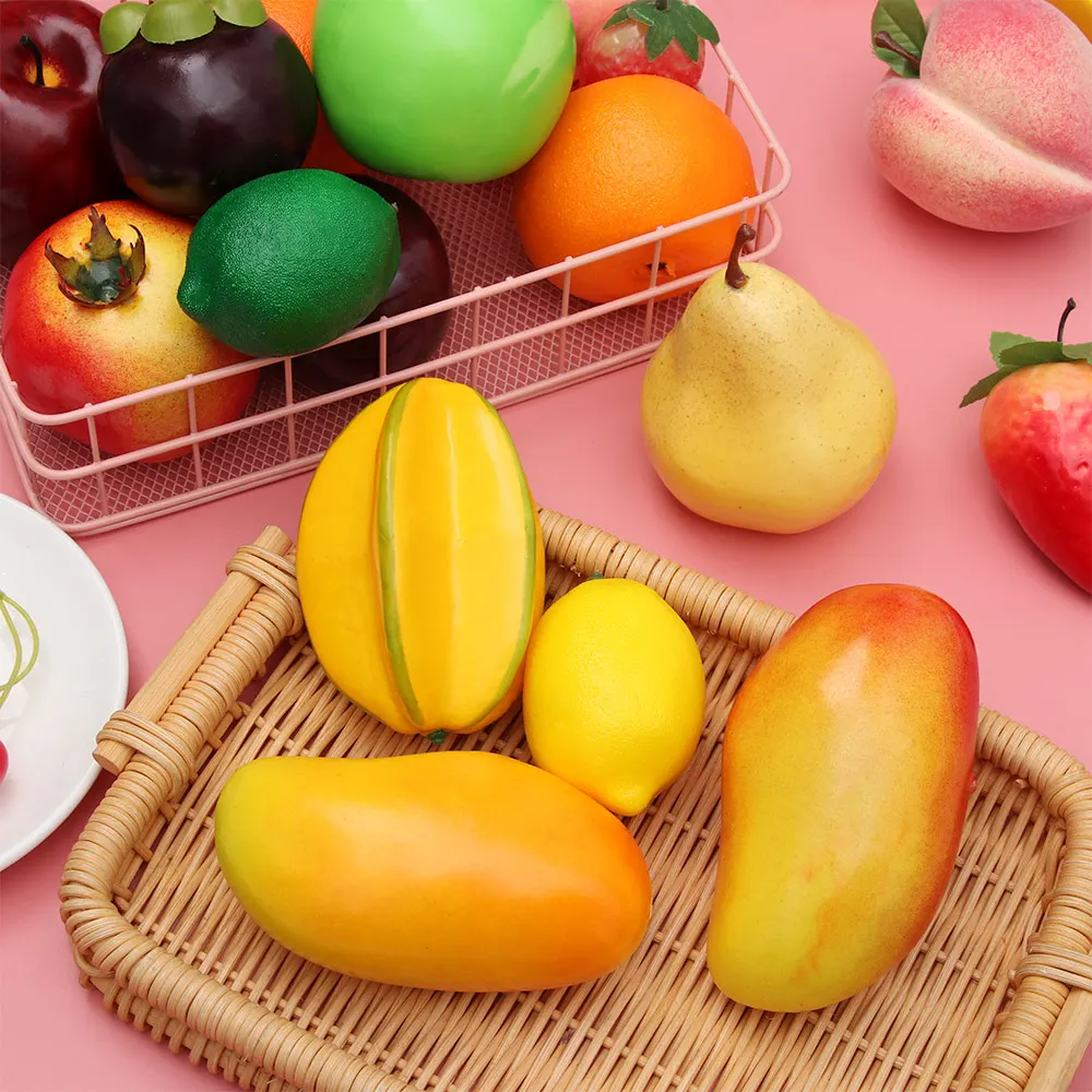 Искусственные искусственные фрукты украшение для дома имитация оранжевого