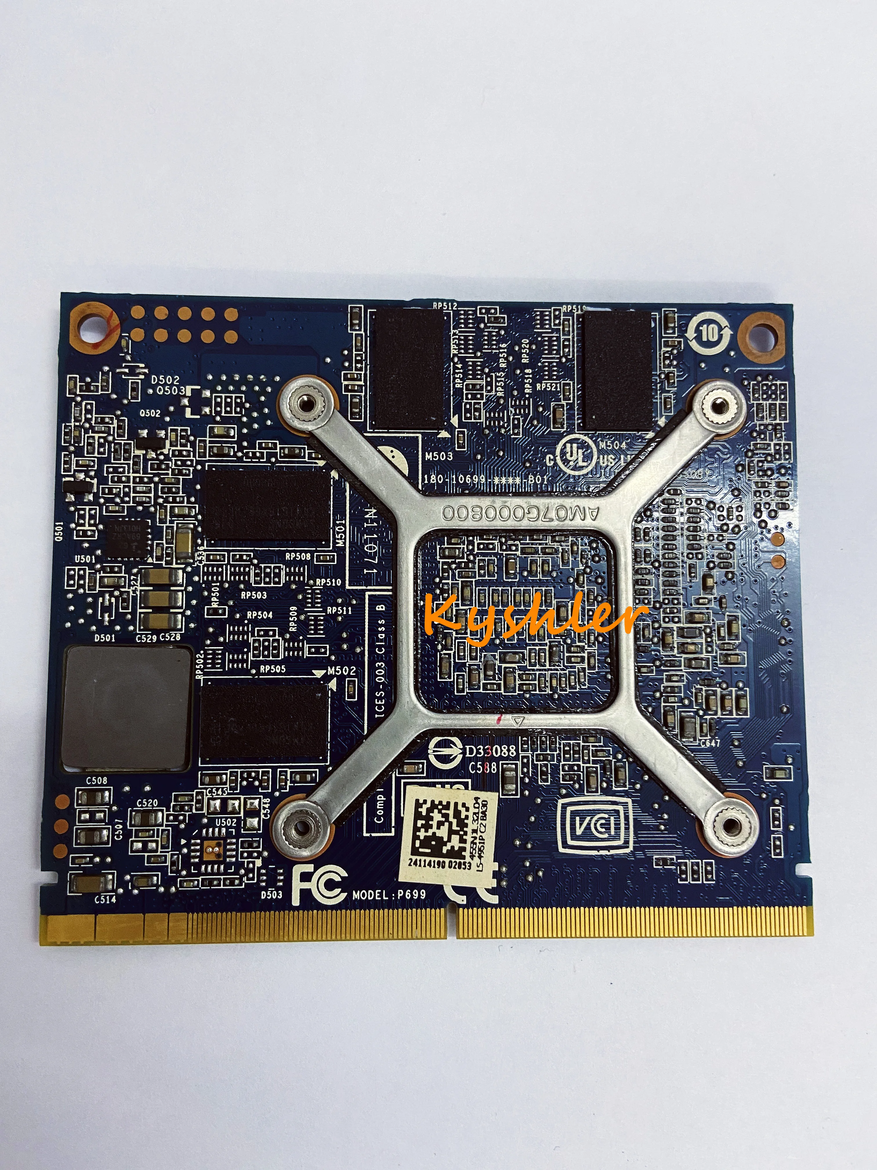 NVS 5100M NVS5100 1 ГБ N10P-NS-A3 MXM III VGA Видео Графика карты для HP Elitebook 8540 Вт 8540P полностью