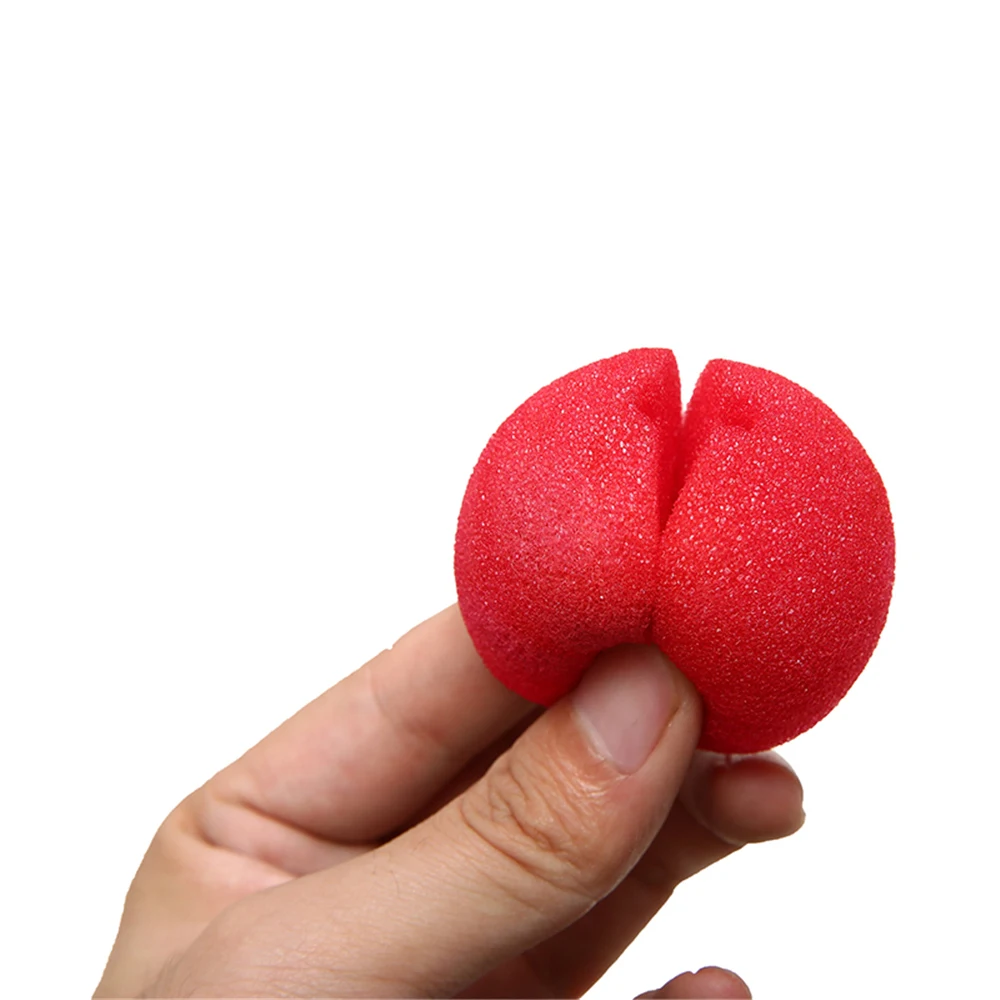 1 шт. забавные Красные Губки нос клоуна костюм для Хэллоуина вечерние аксессуары 5