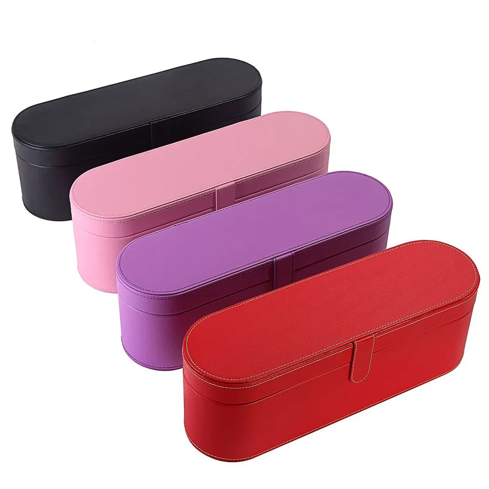 Portable Hair Dryer Case PU Leather Flip Hard Box Anti-scratch Cover Pouch for Dyson Supersonic Home Hair Dryer Storage Boxes VC