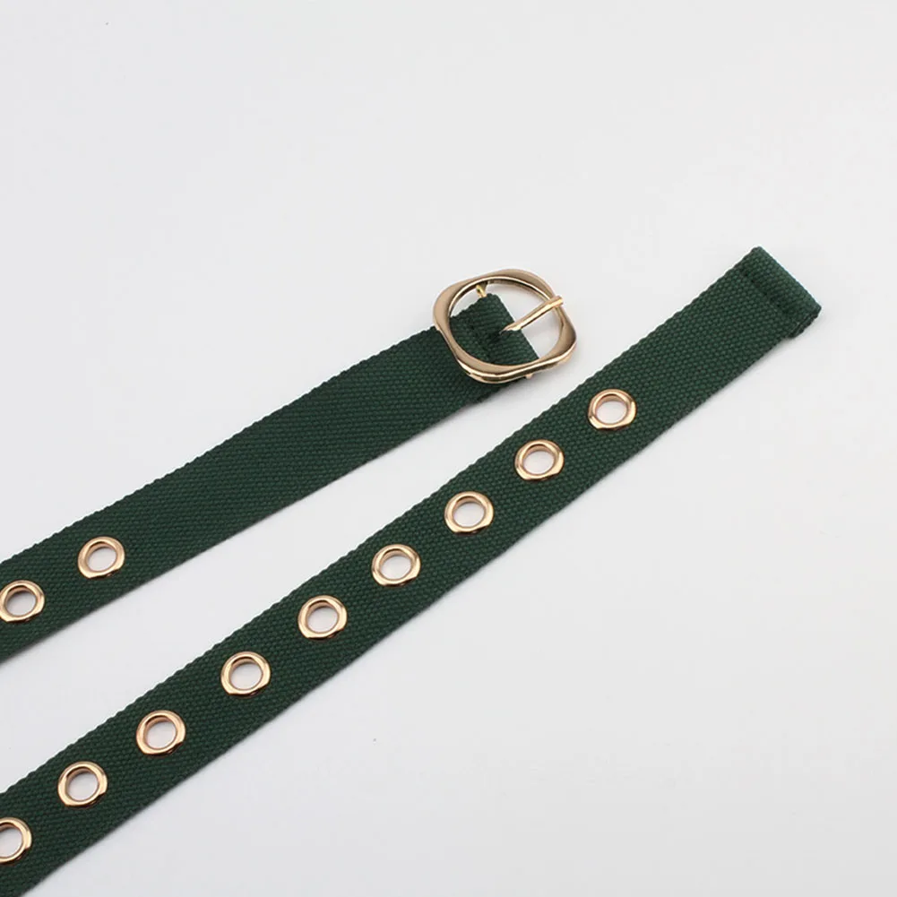 Ремень в стиле Харадзюку для мужчин и женщин дизайнерский широкий брезентовый