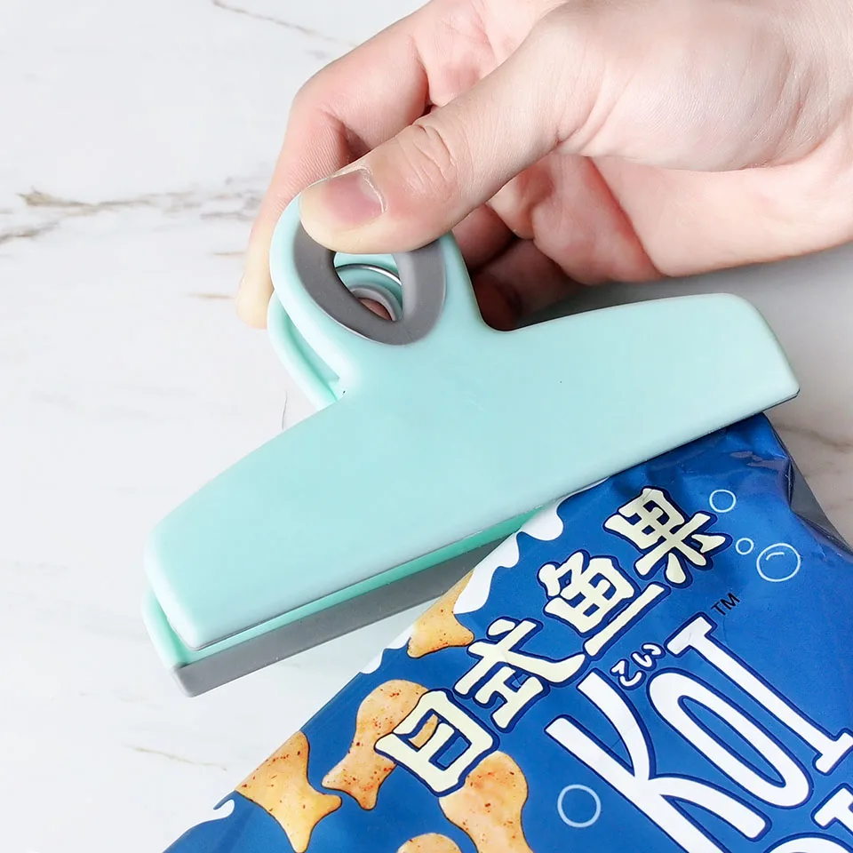 

Multifunction Bag Chip Clips, Fresh Food Clips, Photo File Clamps, Assorted Colors Air Tight Seal Grip for Kitchen Seal