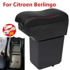 Для Citroen Berlingo подлокотники модифицированные детали для Peugeot партнер tepee ящик для хранения в подлокотнике автомобиля автомобильные аксессуары для зарядки с USB