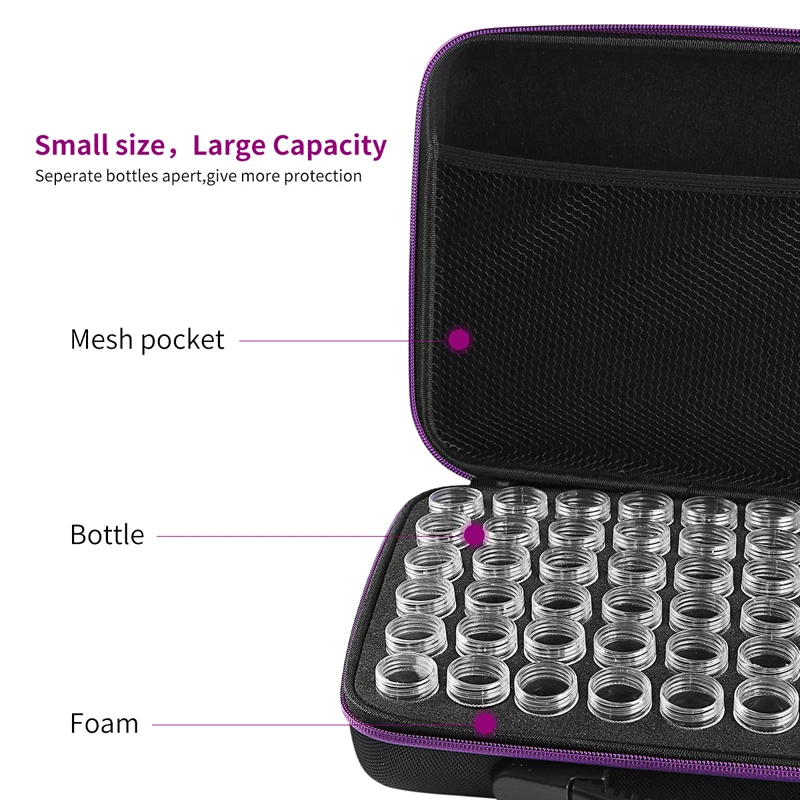 Отличная 30/60 коробка для алмазной живописи контейнер инструментов хранения