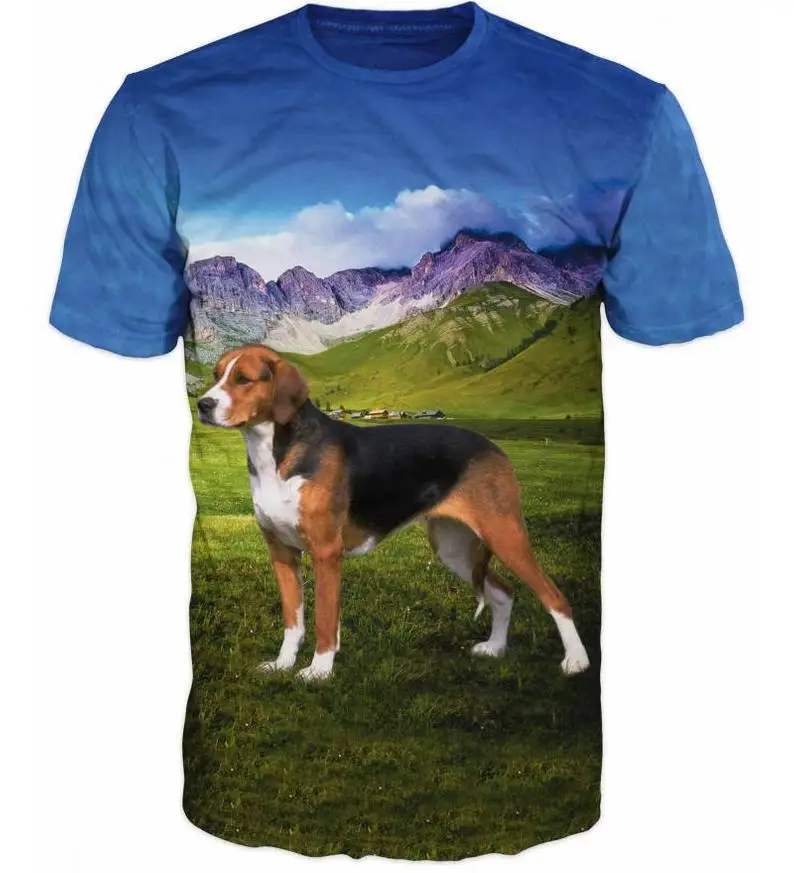 

Hunting Dog Mount 3D Men T-shirt Hunting Ducks Dog & Ducks Graphic Tee Harajuku Style Tshirt Streetwear Summer Tops