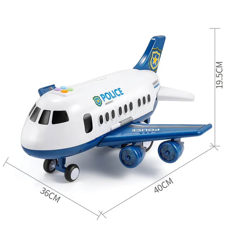 Детская игрушка RC самолет свободный музыкальный трек инерции игрушечный