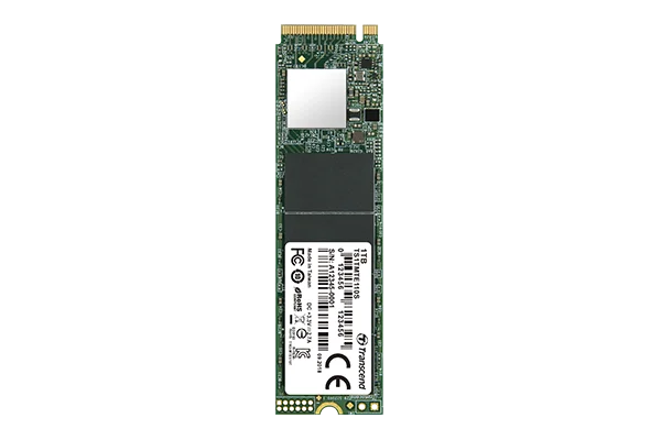 Флеш накопитель Transcend Твердотельный SSD 1Tb M.2 2280 NVMe PCIe Gen3 x4 M Key 3D NAND TLC DRAM less| |