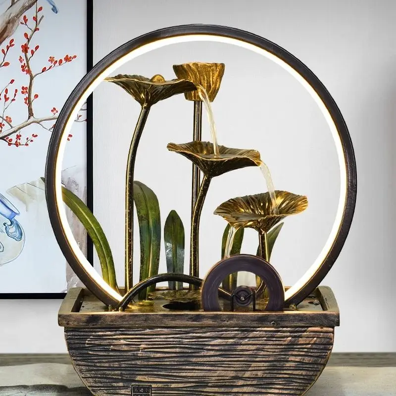 Фортуны фэн шуй колеса рокерские водные украшения для фонтана водяное Колесо