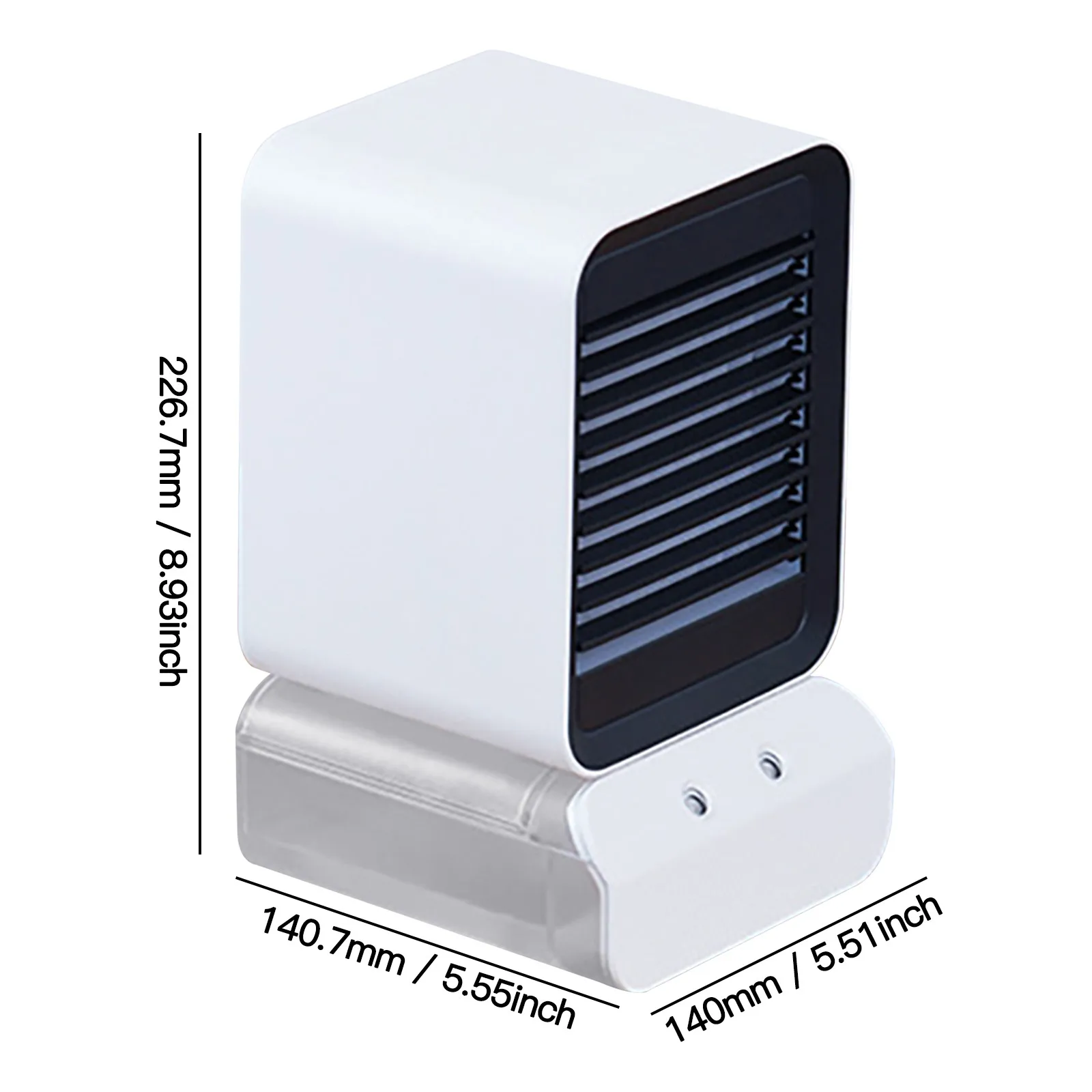 

Mini Usb Water Cooling Fan Humidifier Purifier Multifunction Summer Air Cooler Fan Mini Desktop Air Conditioning Fan#dg4