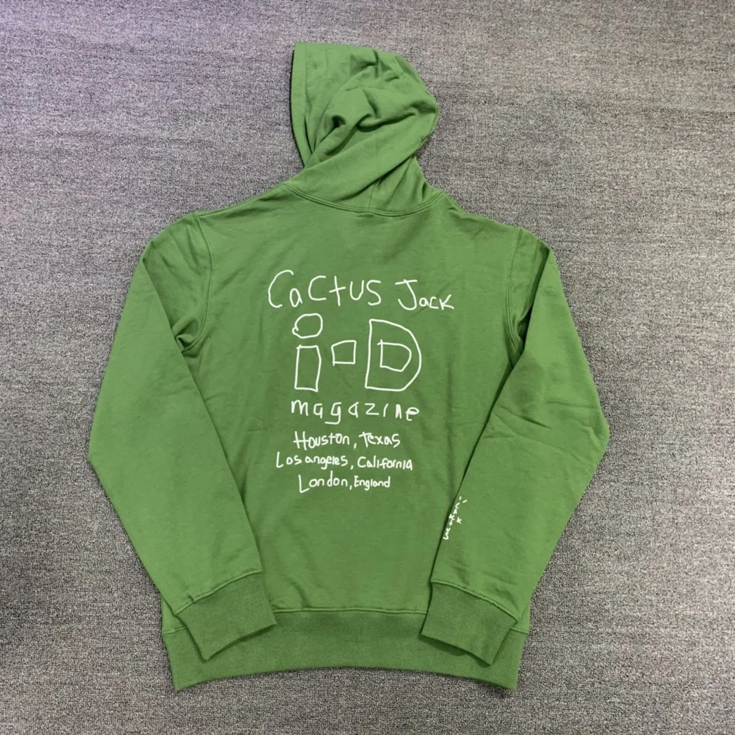 

Travis Scott Cactus Jack Wink Utopia Hoodie Men Women Alphabet Print Fashion Trend Green Sweatshirt Casual Minimalist Hoodie