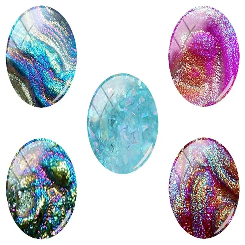 Tafree модные фото с леопардовым принтом ручная работа овальная форма 18x25 мм 5 шт./лот