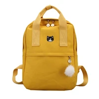 4pcslot japanese backpack cute embroidery double shoulder school bag for girls fashion large backpack