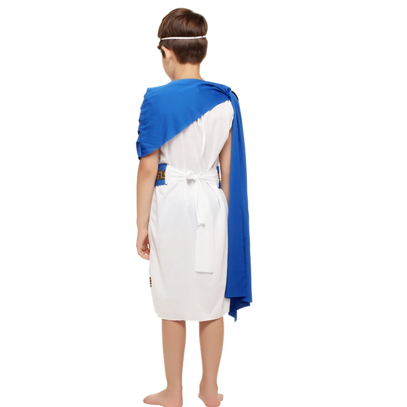 Для мальчиков греческий Король Косплей в римском стиле Детские костюмы Костюм