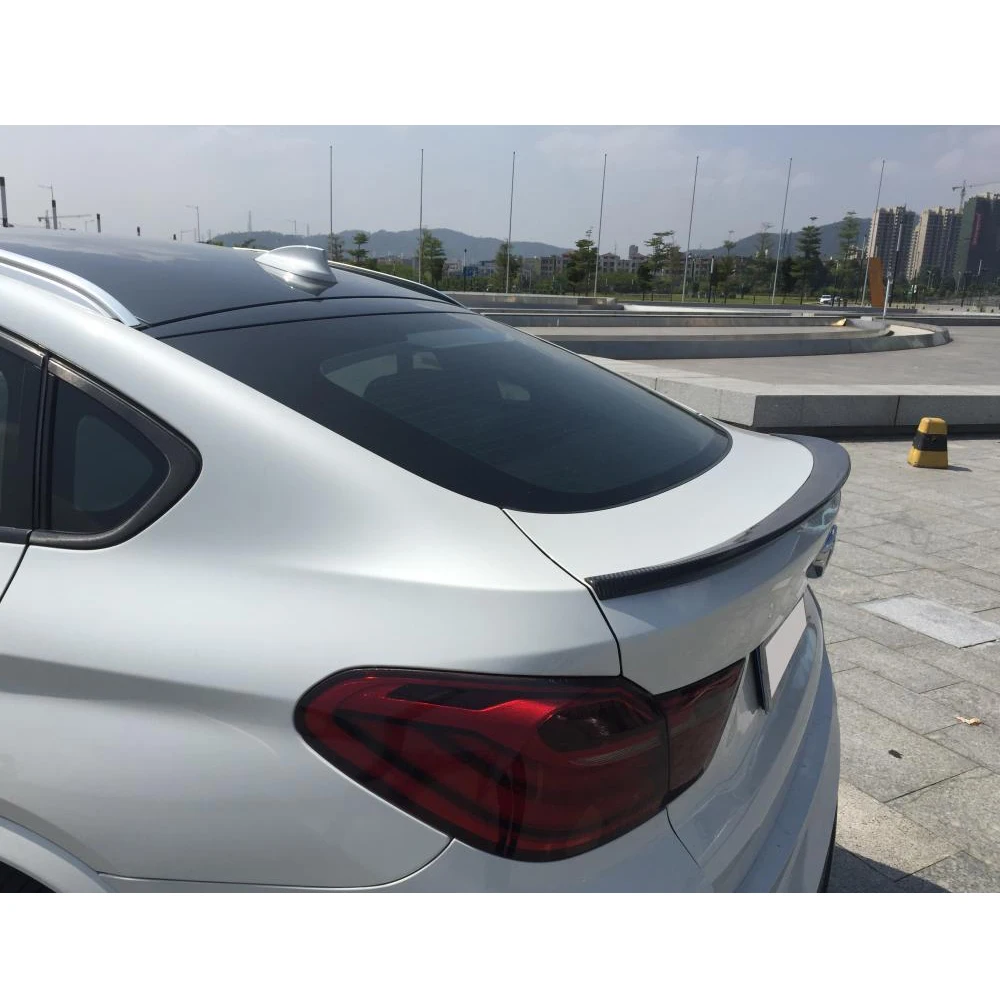 

F26 X4 углеродное волокно автомобиль спойлер на задний багажник, крыло для BMW X4 F26 2014 2015 2016