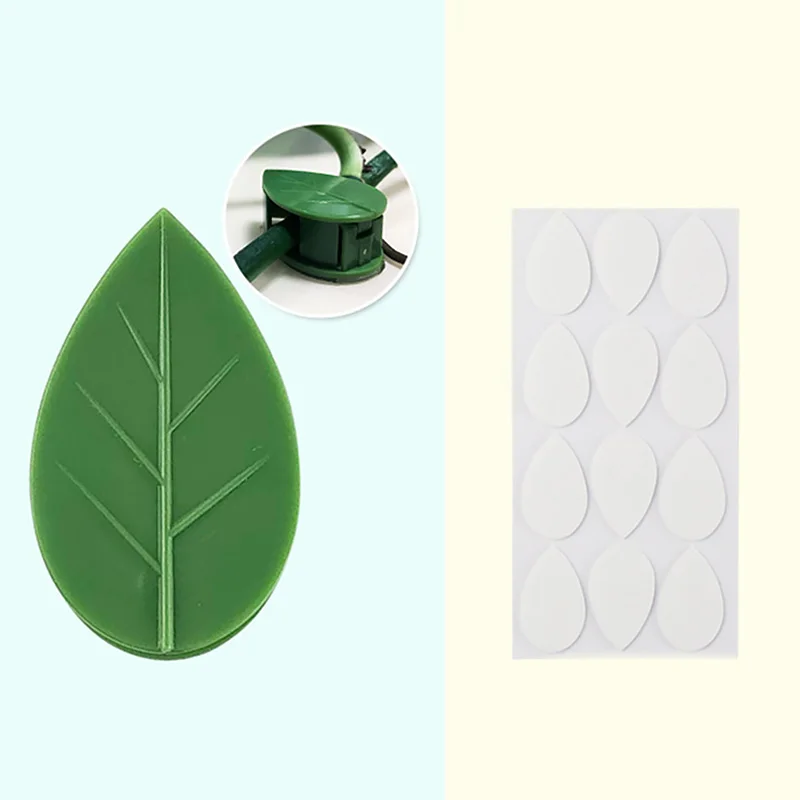10 шт. самоклеящиеся зажимы для стен в форме листьев | Дом и сад