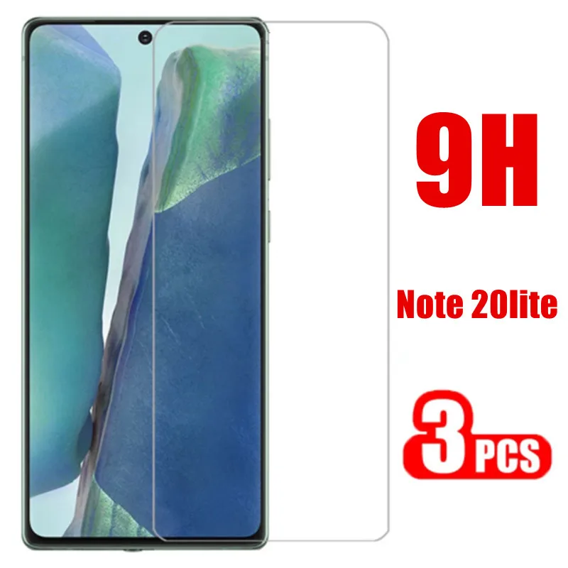 

3pcs For Samsung Galaxy note 20 lite Note 20lite Screen Protector Protective Glass on samsung note20lite Safety Tempered Glass