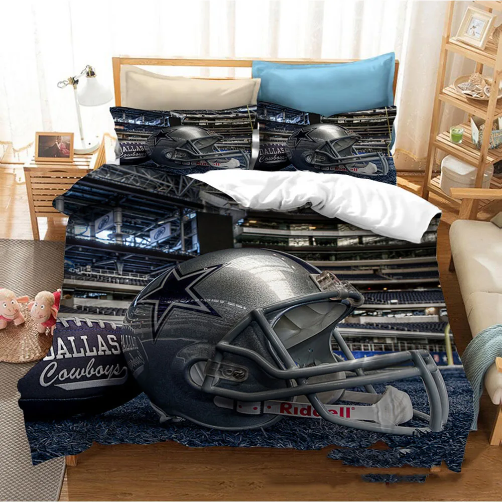 Пододеяльник для мальчиков плейер регби тематическое стеганое одеяло