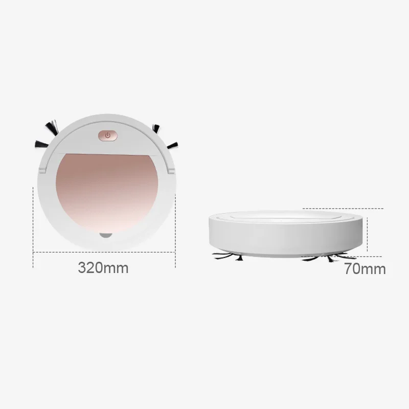 

1800Pa 3-In-1 Auto Rechargeable Robot Vacuum Cleaner Smart Sweeping Robot Dry Wet Sweeping Vacuum Cleaner Smart Floor Cleaner