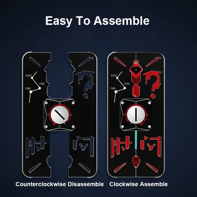 

Metal Armor Case For Nubia Red Magic 3 Case Shockproof Back Cover Mechanical Funda For ZTE Red Magic Mars Case Red Magic 3 Coque