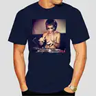 Винтажная Мужская футболка Vespa DJ Брюса Ли кунг-фу в китайском стиле, уличная одежда в стиле Харадзюку, мужские мягкие рубашки в стиле хип-хоп с круглым вырезом