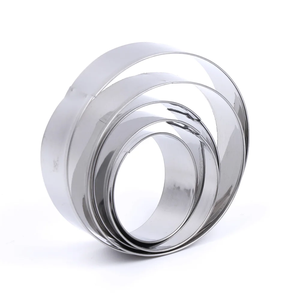 Новые 5 шт/упаковка шт./компл. круглый металлический круг Форма трафареты для