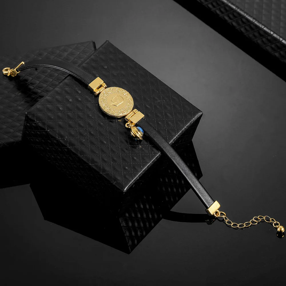 Мухаммед Турецкая монета мусульманский Бог Аллах манжета дьявольский глаз