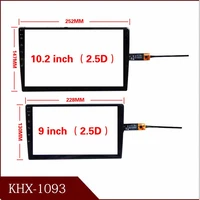 2 5d new touch screen compatible for 9inch 10 2 inch touch screen digitizer teyes cc2 for kia rio 3 4