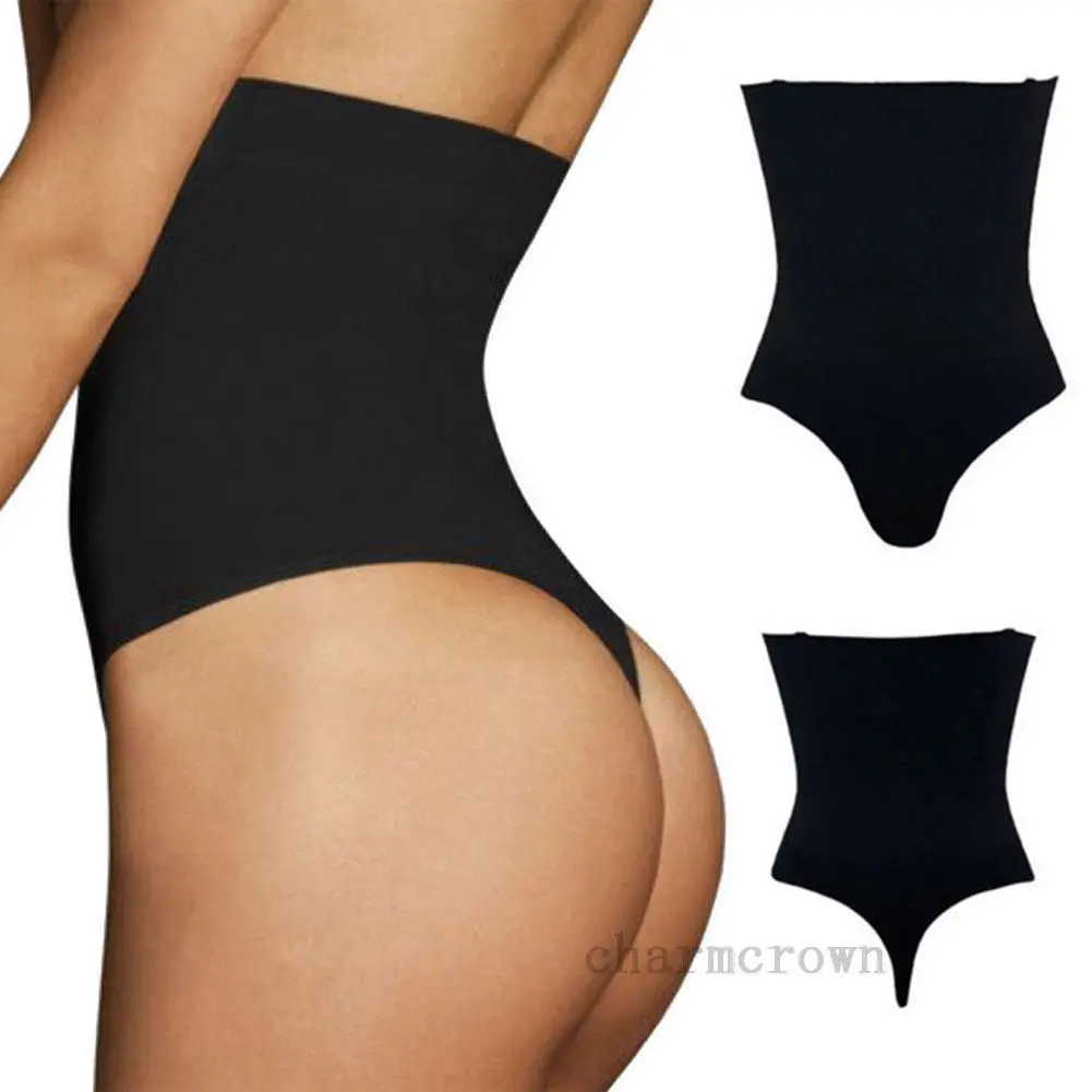 

Womens Slim Belly High Waist Tummy Control Body Shaper Thong Panty Shapewear lingerie body shaper shaper slimming woman body