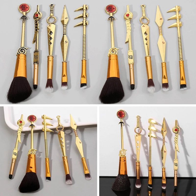 

2021 Classic Anime Cosplay Makeup Brushes Set Design Synthetic Hair Brushes Set Blush Eyeshaow Eyebrow Highlighter Brush