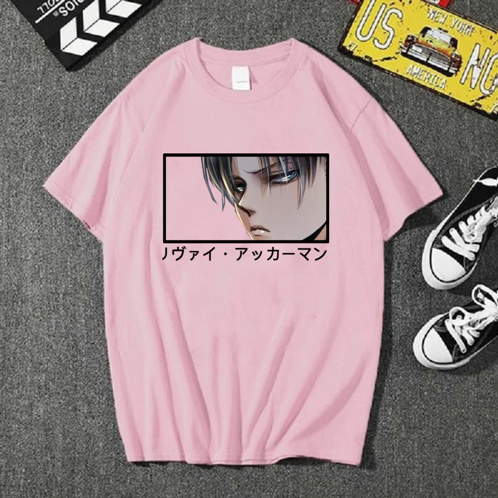 

Attack on Titan Hot Anime T-shirt O-neck Loose Casual Fashion Print Cloth Man and Woman