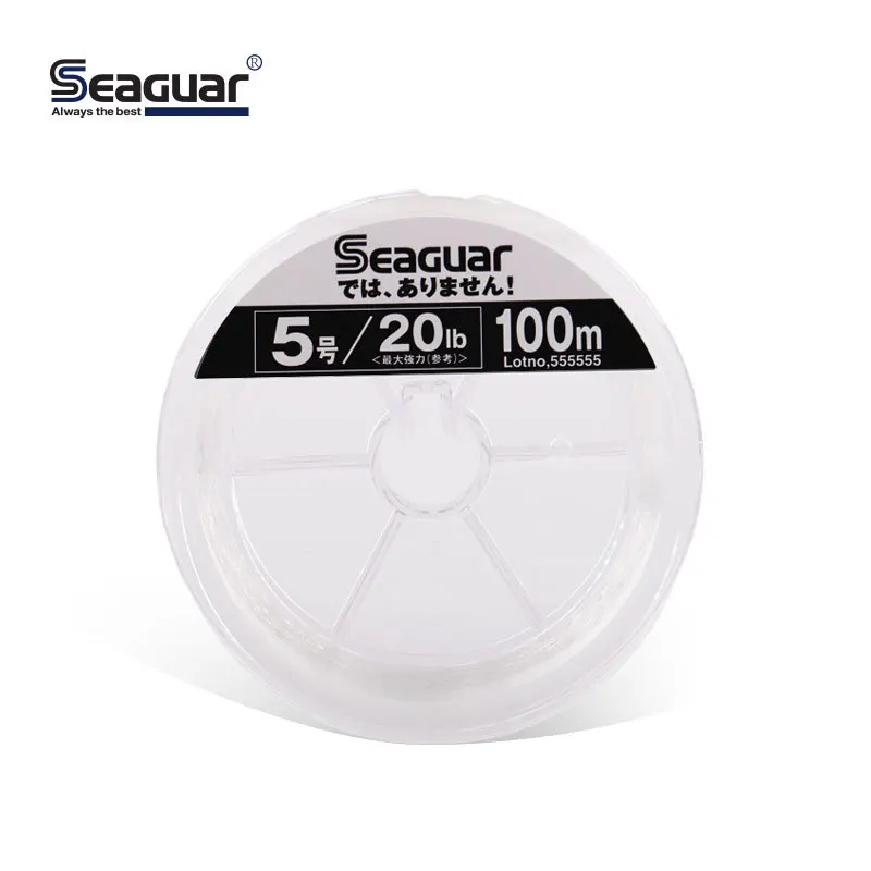 Оригинальная модель SEAGUAR белая этикетка 100 м 4-20 анг. Фунт. тест на фторуглеродное